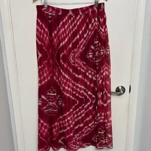 Chico's Vibrant Red Maxi Skirt